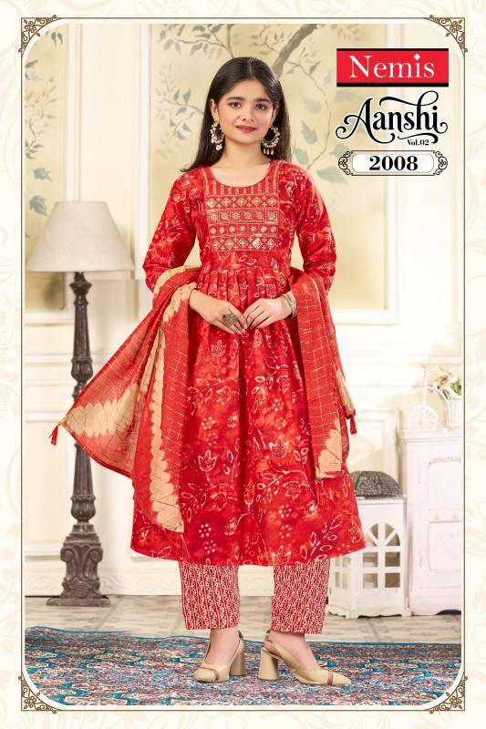 Nemis aanshi vol 2 Kurti wholesale online